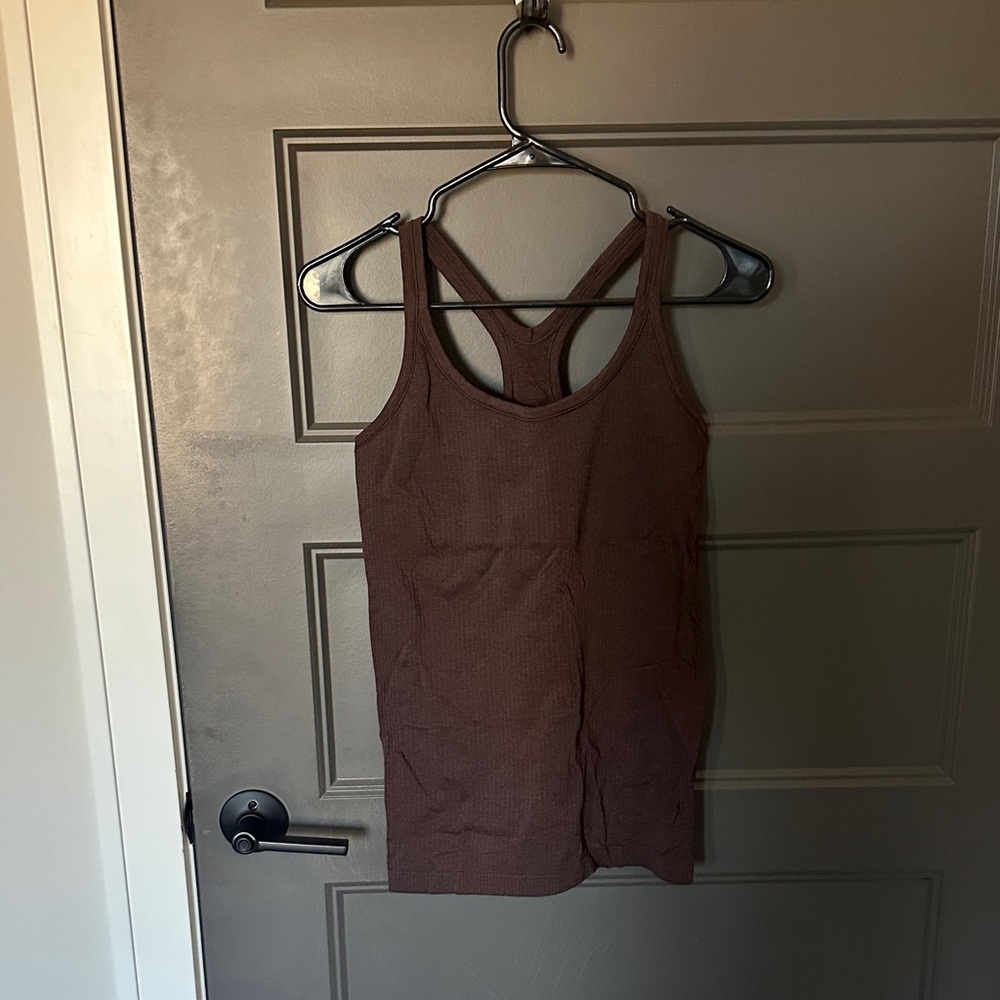 lululemon athletica Brown Tank Top